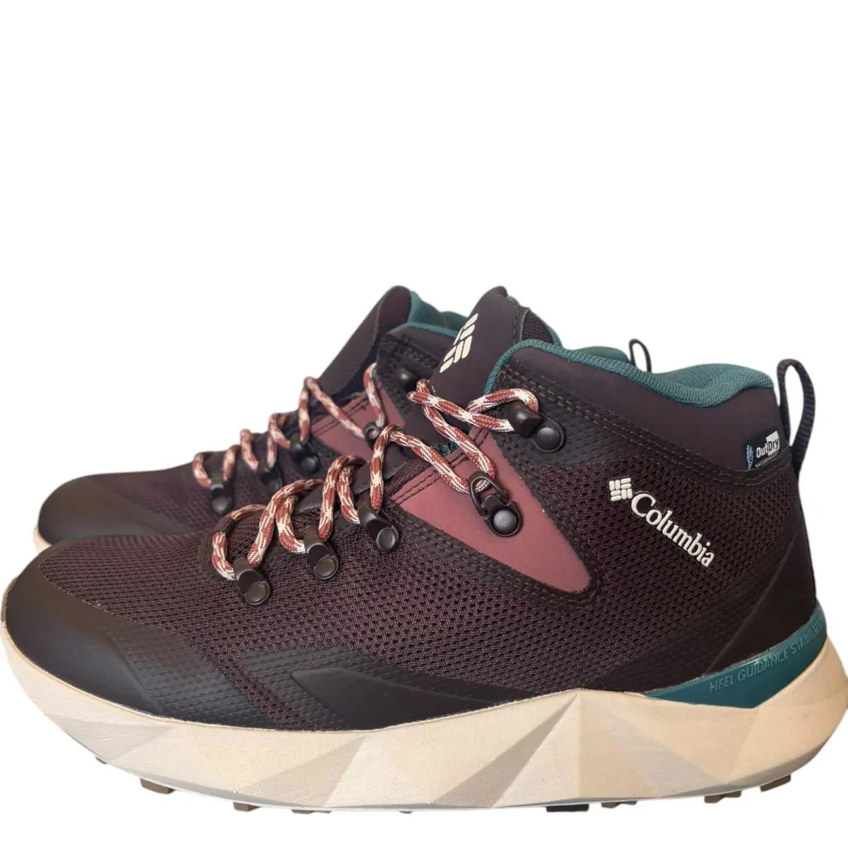 Columbia Women`s Facet 60 Outdry Hiking Shoe Cinder/crabtree Size 10 BL3530-203