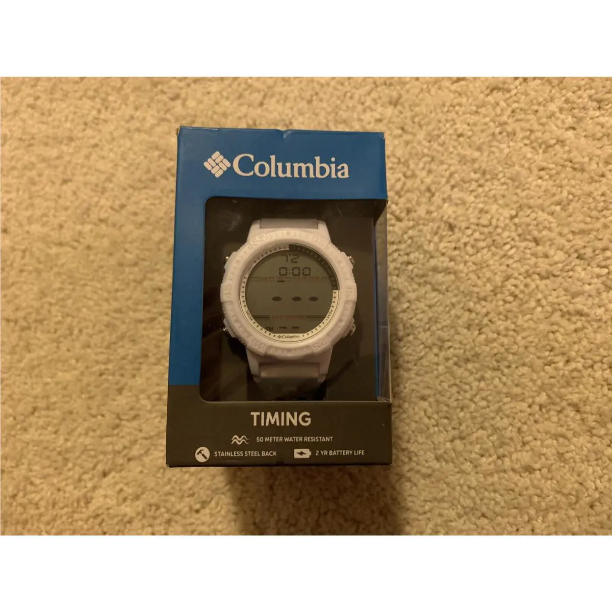 Columbia Peak Patrol Digital White Water Resistant Watch CSS14-003