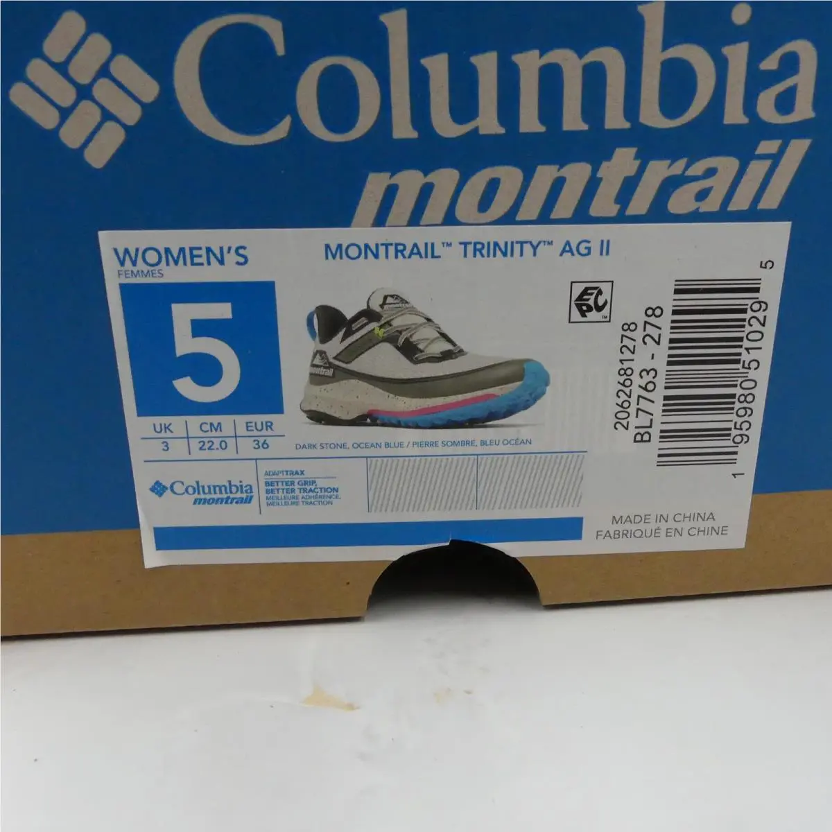 Columbia shoes - Columbia Montrail Trinity AG II - BL7763-278 - Gray 13
