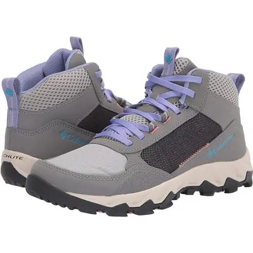 Columbia Women`s Flow Centre Hiking Shoes Sneakers 10 - Gray, Purple