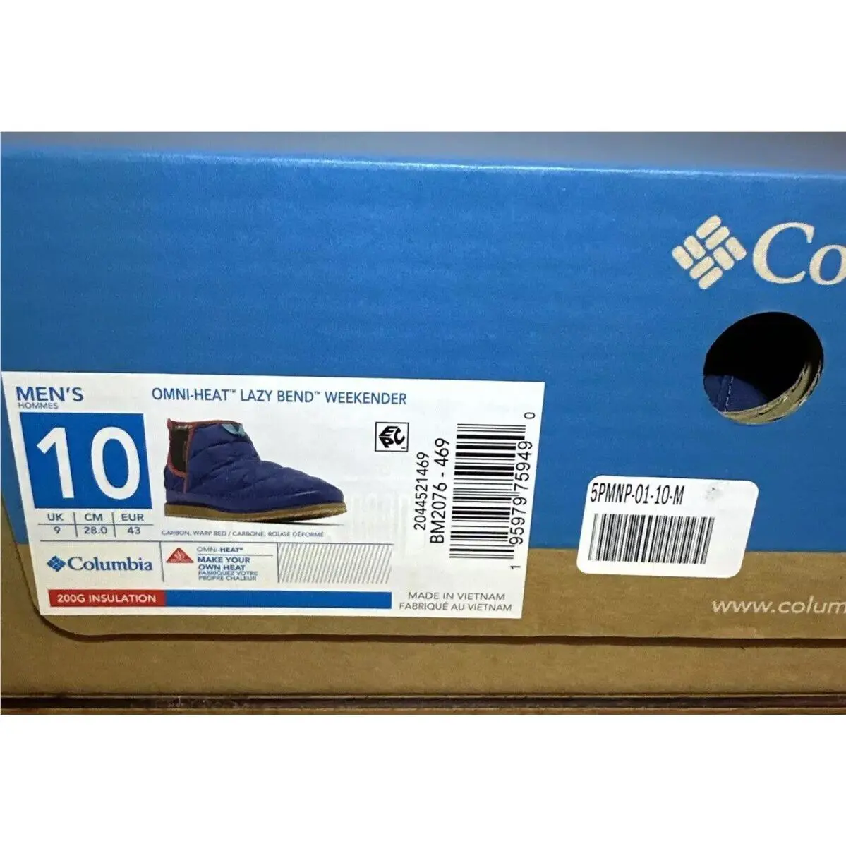 Columbia shoes - Omni Heat Lazy Bend - Omni Heat Lazy Bend - Blue (UPC: 0195979759490) 8