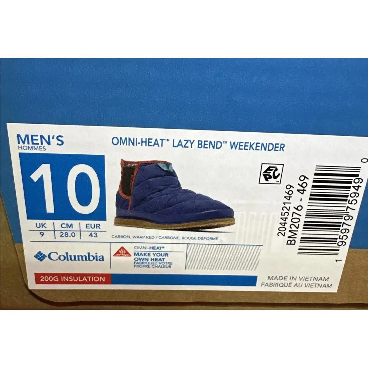 Columbia shoes - Omni Heat Lazy Bend - Omni Heat Lazy Bend - Blue (UPC: 0195979759490) 9