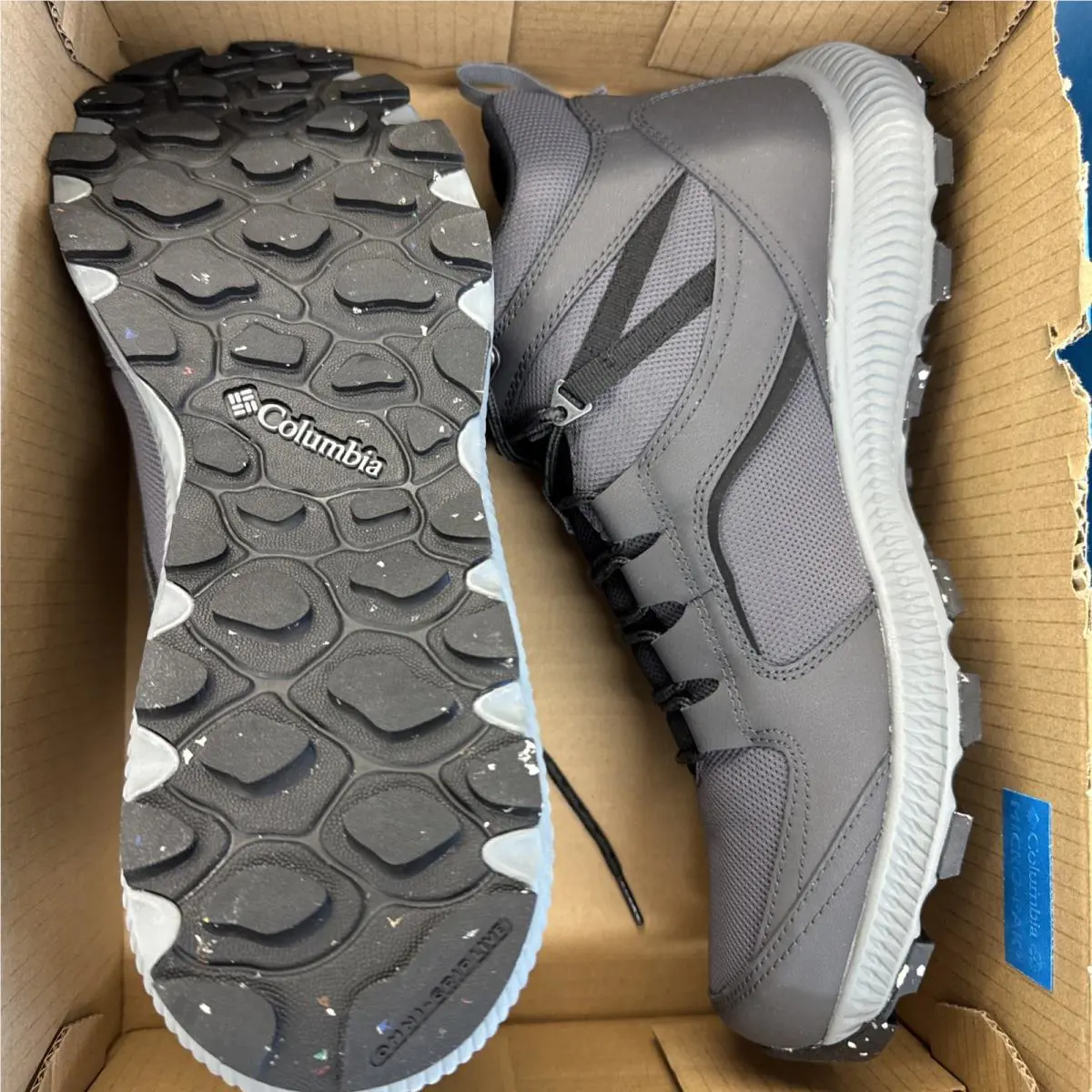 Columbia shoes - Trailstorm Mid Waterproof - Trailstorm Mid Waterproof - BM6940-089 - Dark Gray/Black (UPC: 0195978810796) 0