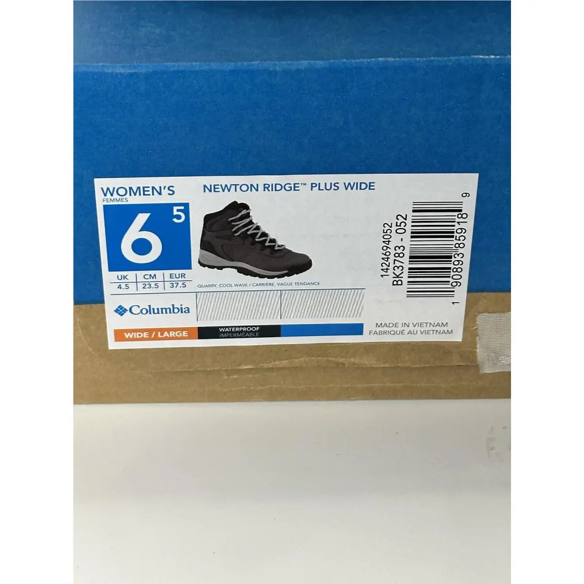 Columbia shoes - Columbia Newton Ridge Plus Quarry - BL3783-052 - Gray 8