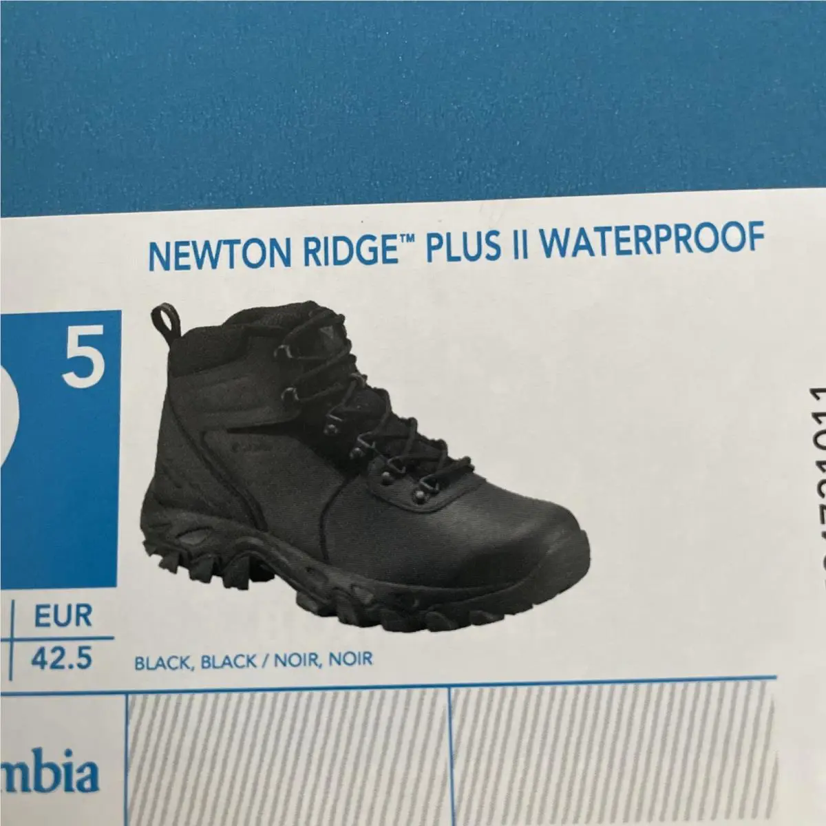 Columbia shoes - Columbia Newton Ridge Plus II - Black (UPC: 0888458943175) 10