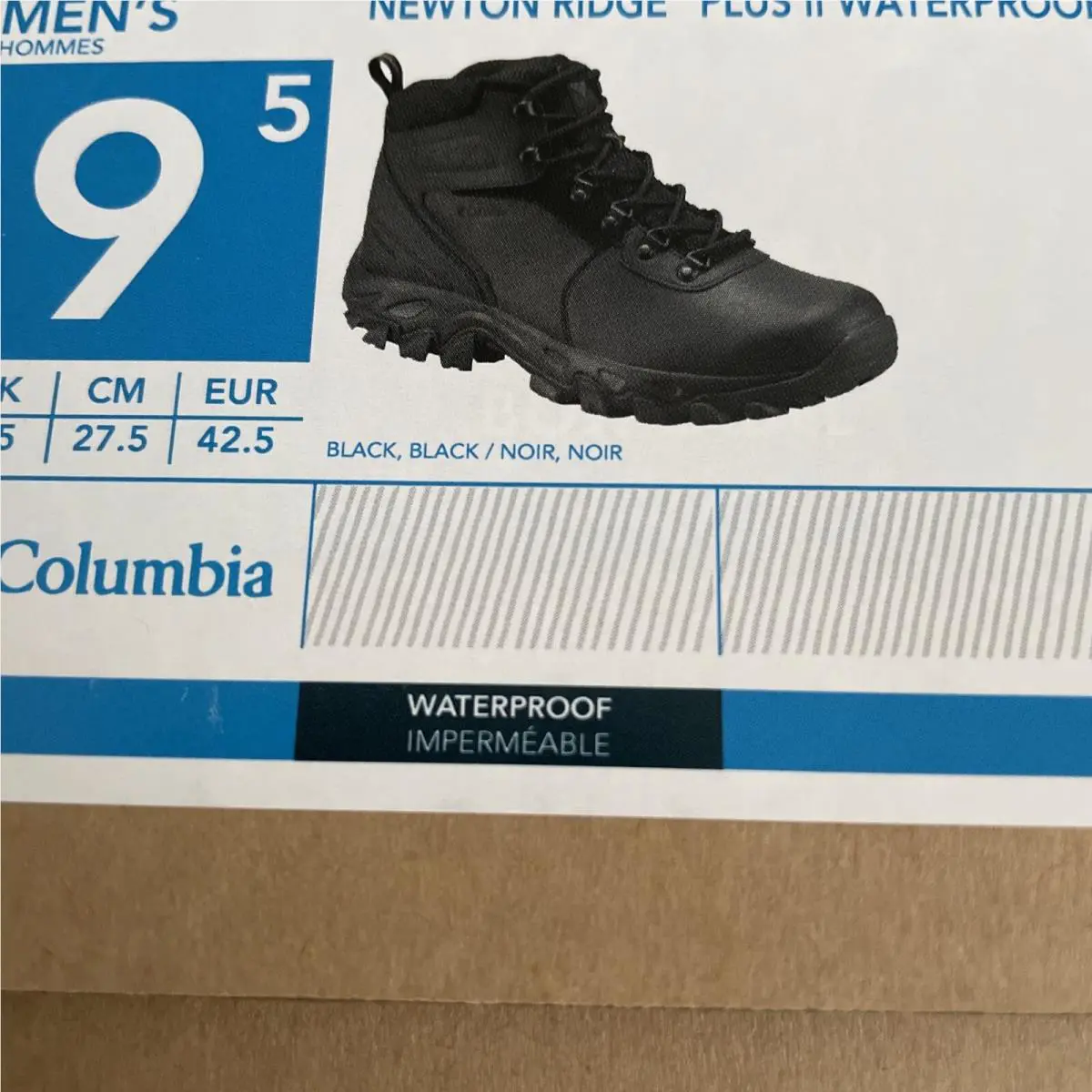Columbia shoes - Columbia Newton Ridge Plus II - Black (UPC: 0888458943175) 12