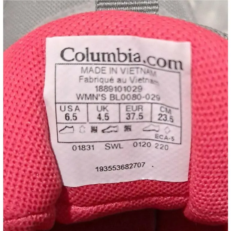 Columbia shoes - Pivot Mid - Pivot Mid - Gray, Pink, White, Manufacturer: Gray, White, Pink 6