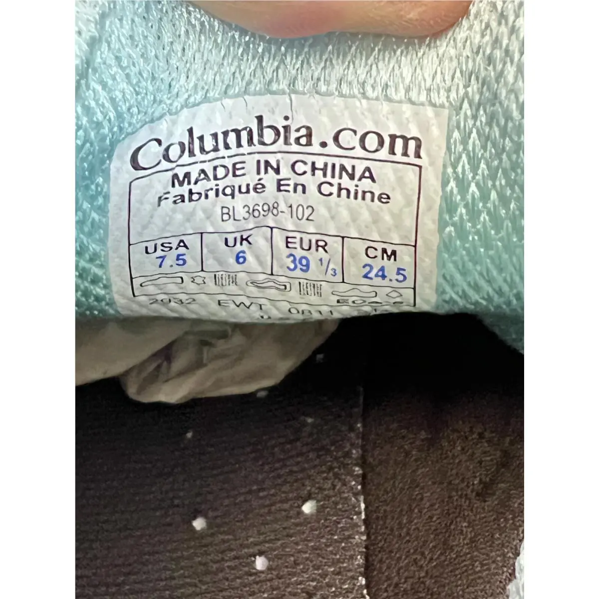 Columbia shoes - Omni-Tech - BL 3698-102 - Oxford Tan, Turquoise 3