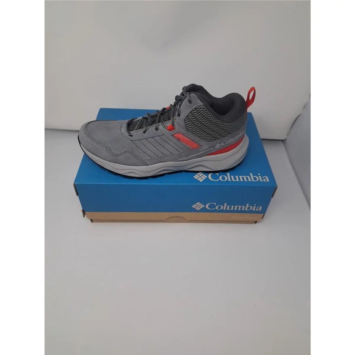 Columbia shoes - Columbia Men`s Plateau Venture Mid - Gray (UPC: 195978797493) 2