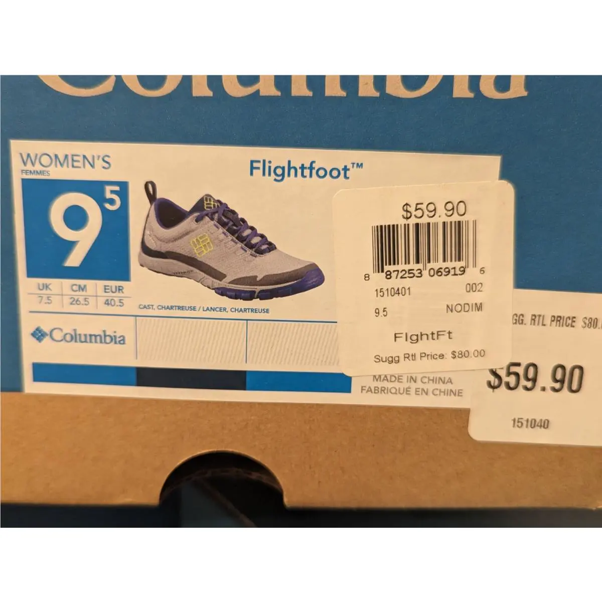 Columbia shoes - Cast,Chartreuse 4