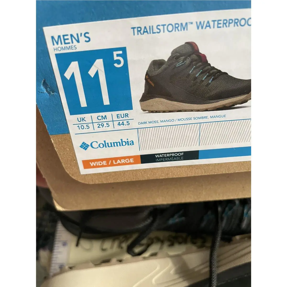 Columbia shoes - Trailstorm Waterproof - Trailstorm Waterproof - Dark Moss Mango (UPC: 0194894846537) 5
