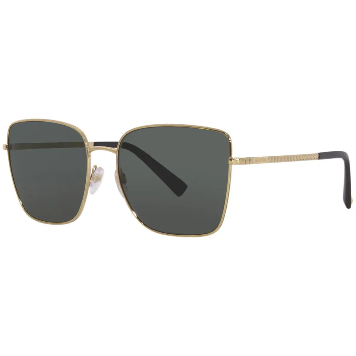 Valentino VA/2054 3002/71 Sunglasses Women`s Gold/green Butterfly Shape 57mm
