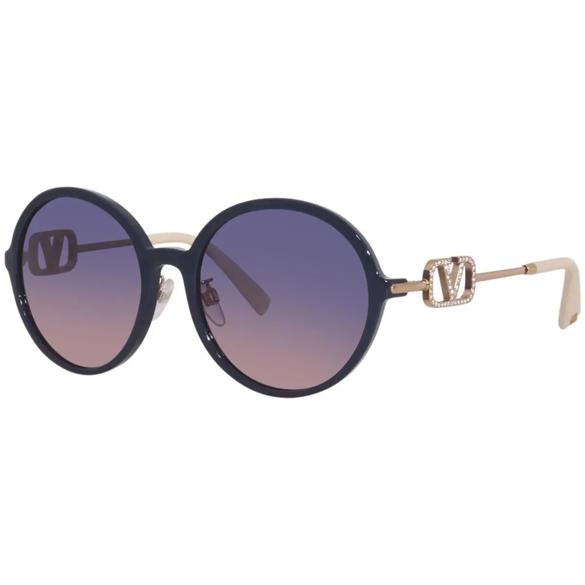 Valentino VA4075F 5034I6 Sunglasses Women`s Blue/blue-violet Gradient Lens 57mm