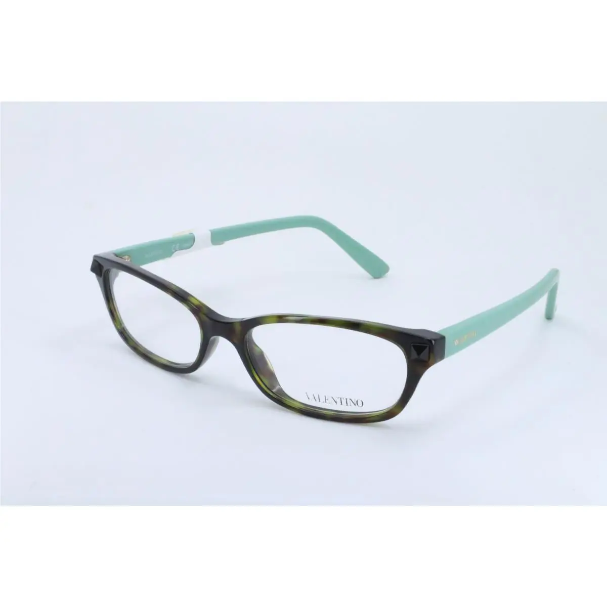 Valentino V2695 Havana Browline Women Full Rim 52-16-140 Eyeglasses Frames