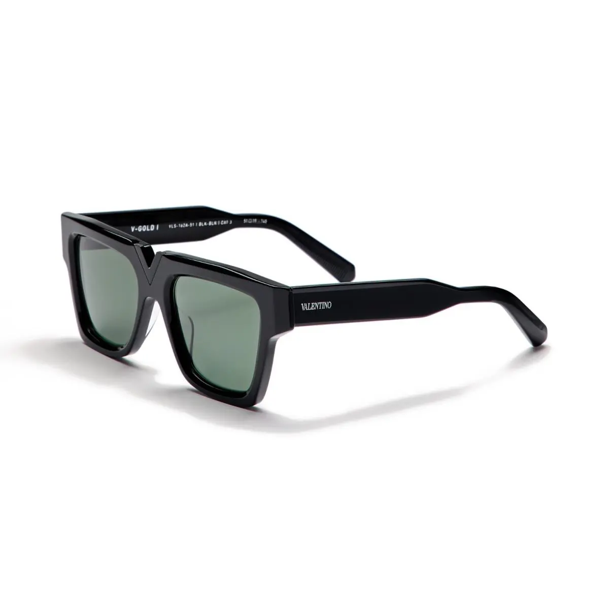 Valentino V-gold-i Black/smoke Green VLS-162A-51 Blk-blk Sunglasses
