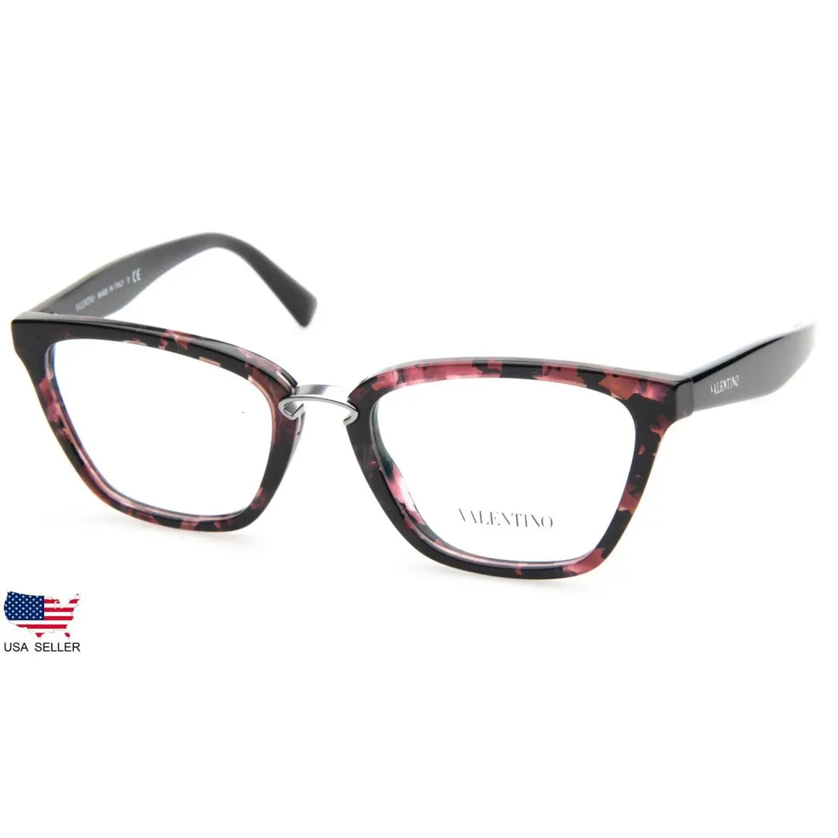 Valentino VA 3016 5032 Havana Pink Eyeglasses Glasses 51-19-140 B38mm Italy