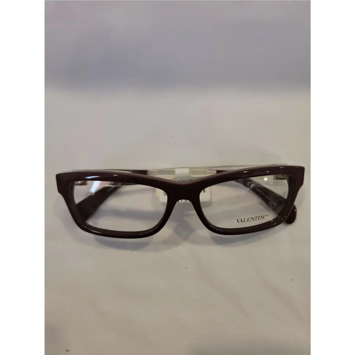 Valentino Eyeglasses Frames V2693 604 Burgundy Clear 54-15-135 Italy JL43