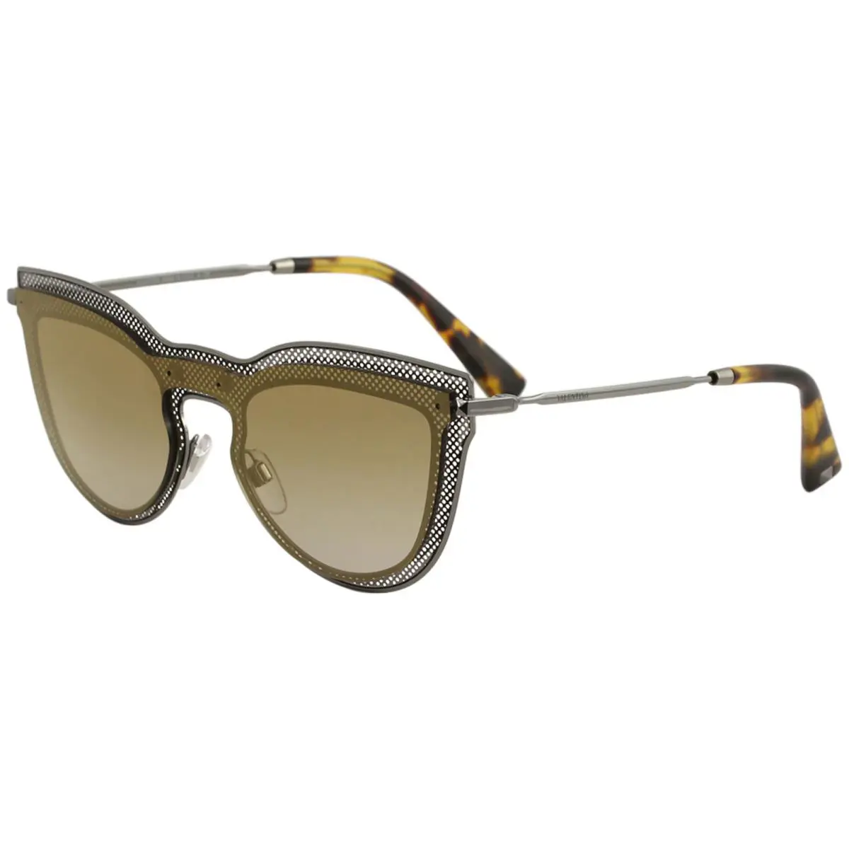 VA2018 VA/2018 3005/6E Gunmetal Fashion Cat Eye Sunglasses 33mm by Valentino