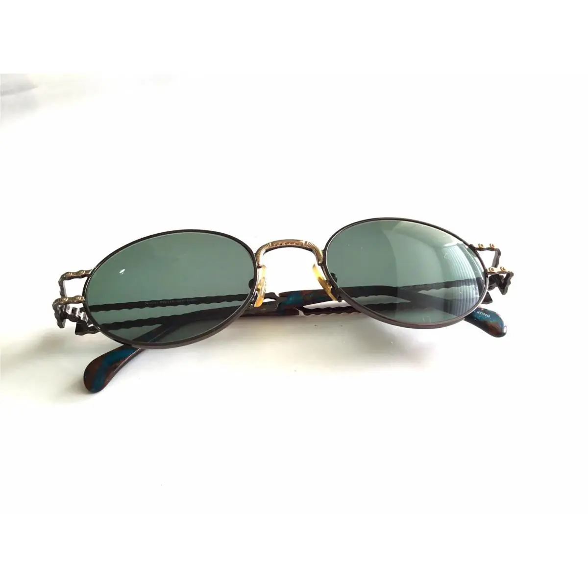 Valentino Nicole Miller Sunglasses NM 1428 Gunmetal-gold 3948 Frame