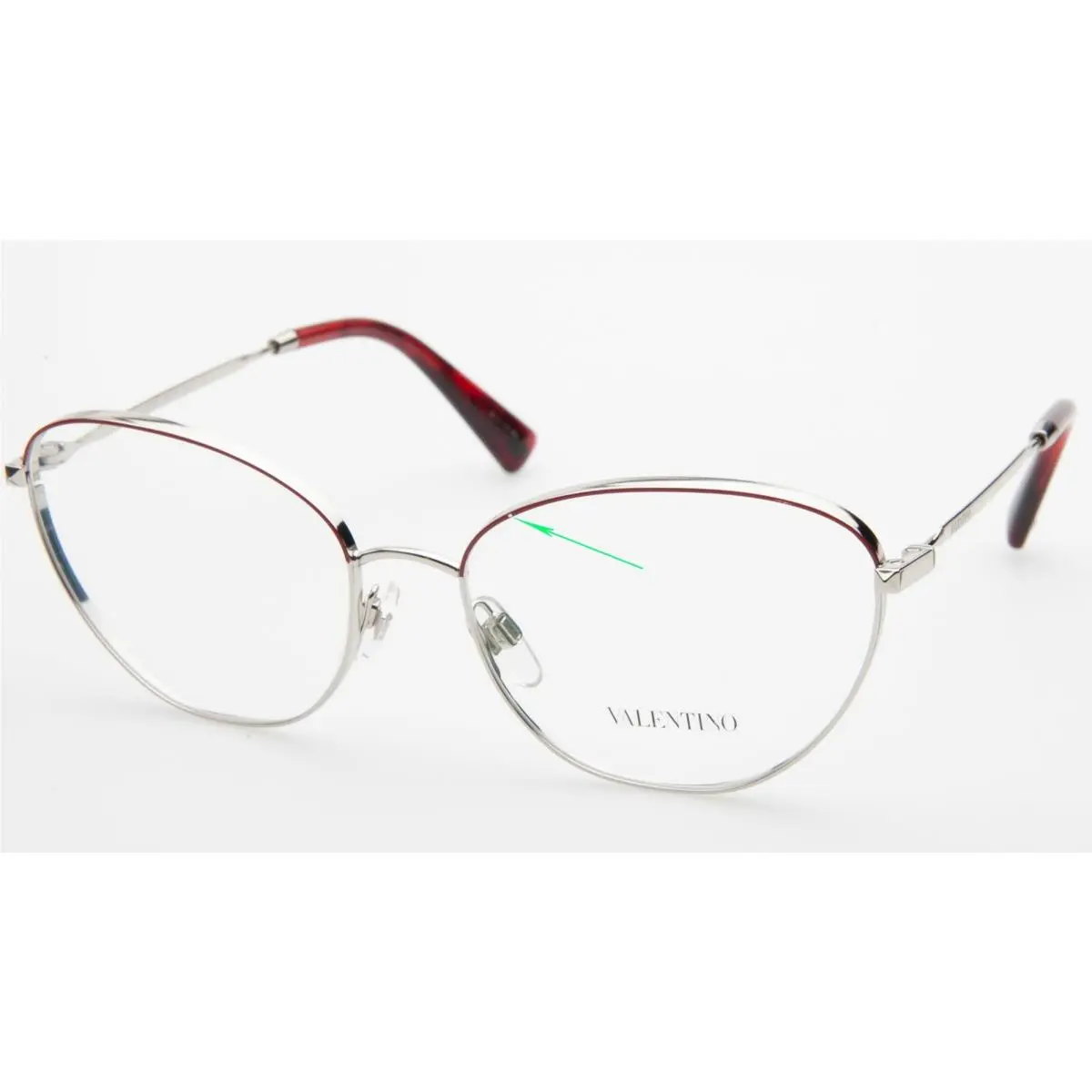 Valentino VA 1010 3032 Silver /red Eyeglasses Glasses 53-17-140 B45 Italy Read