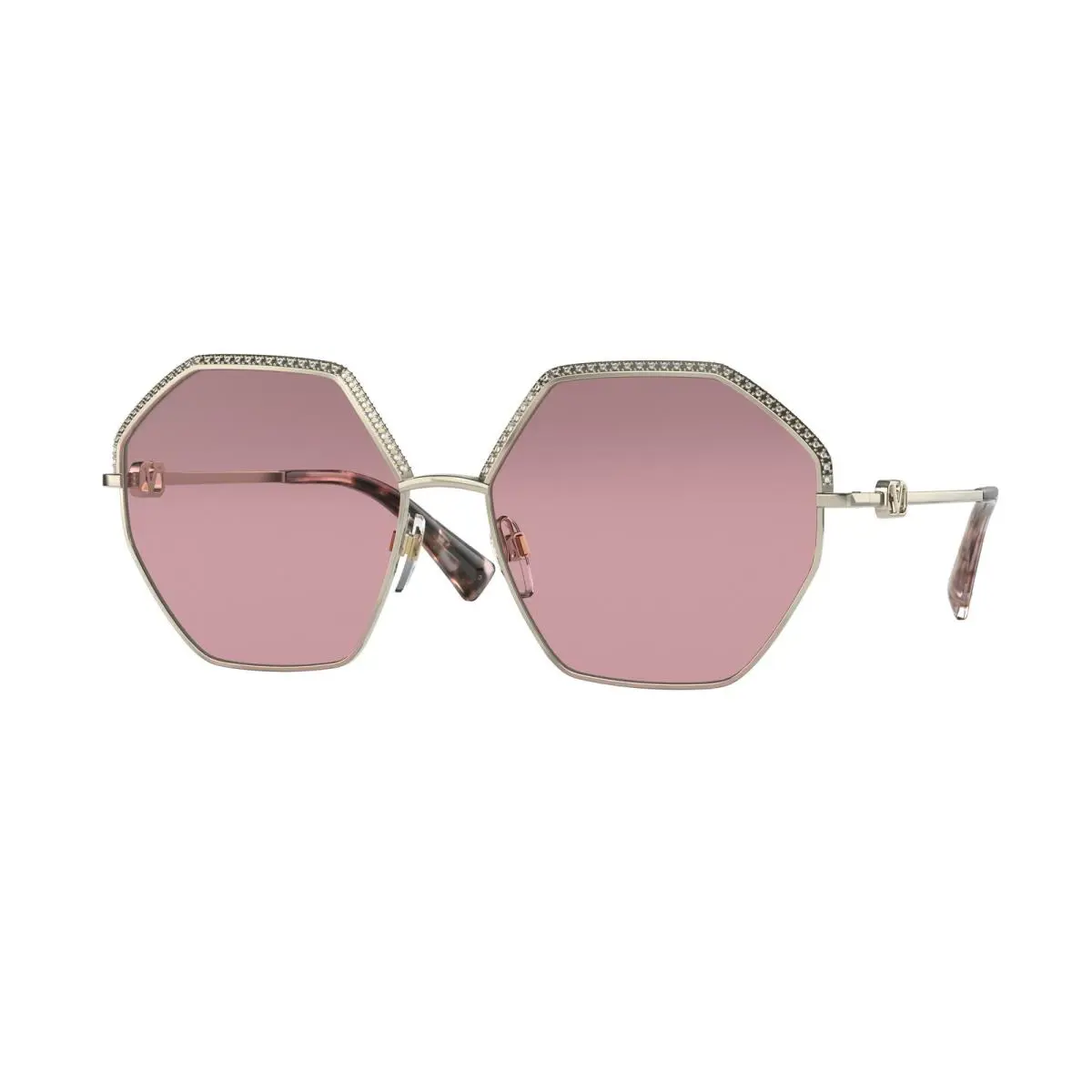 Valentino 2044 Sunglasses 300384 Gold