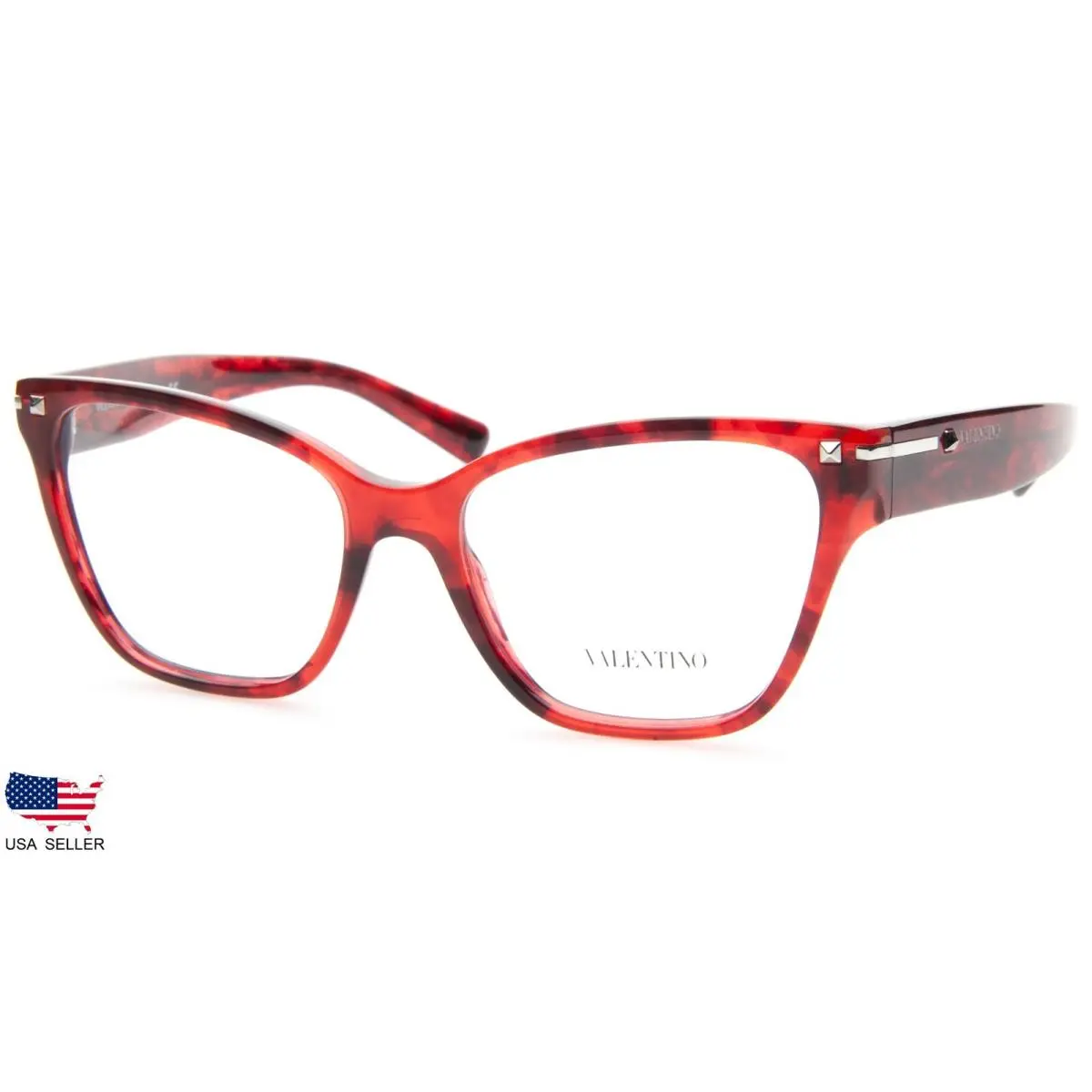 Valentino VA 3017 5020 Red Havana Eyeglasses Glasses Frame 54-17-140mm Italy