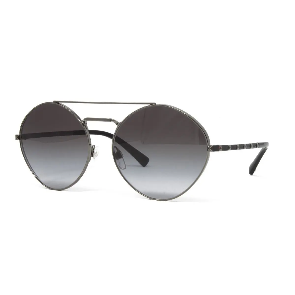 Valentino Women`s Aviator Sunglasses VA2036 30398G Ruthenium 61mm