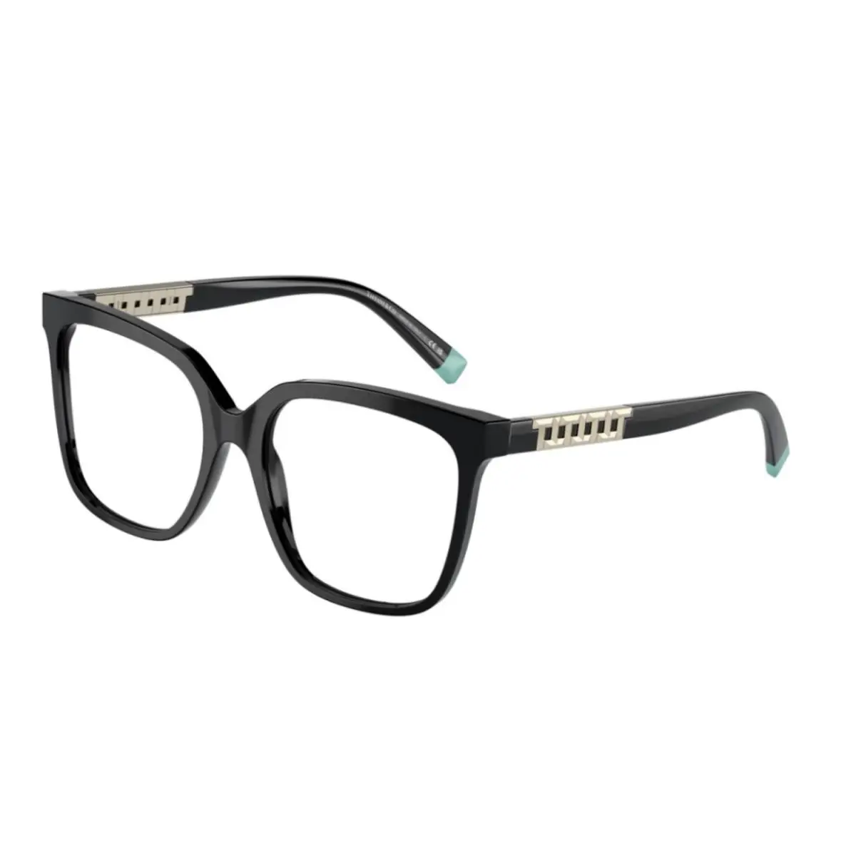 Tiffany Co. Eyeglasses TF 2227 8001 54-17 140 Shiny Black Gold Frames by Tiffany & Co.