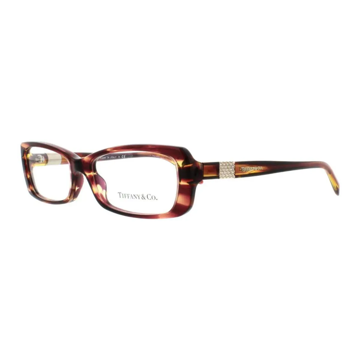 Tiffany CO TF 2070 B 8081 Spotted Violet 53/16/135 Eyeglasses Italy by Tiffany & Co.