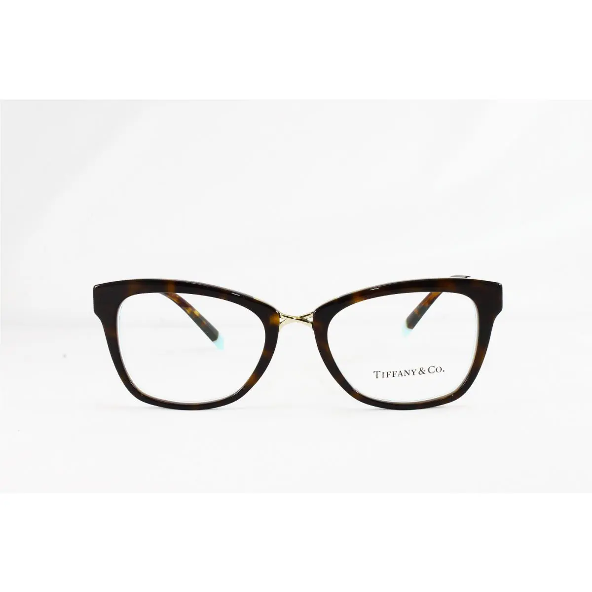 Tiffany Co. Eyeglasses Women`s Frame TF2186 8275 Havana/crystal Blue 50mm
