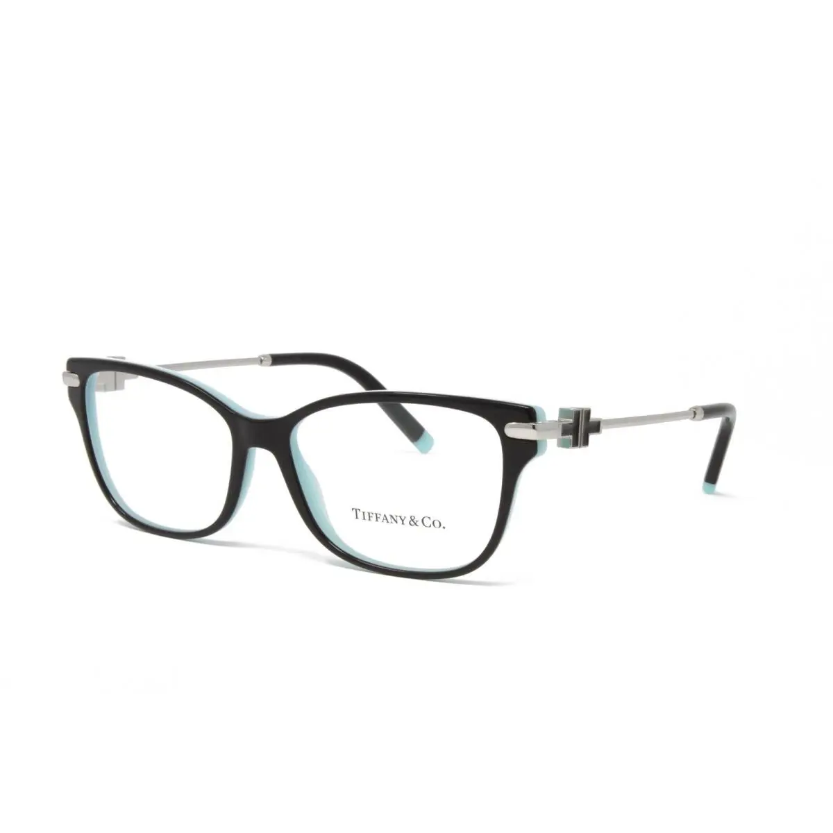 Tiffany Co. Eyeglasses Women`s Frame TF2207 8055 Black on Tiffany Blue 54mm by Tiffany & Co.