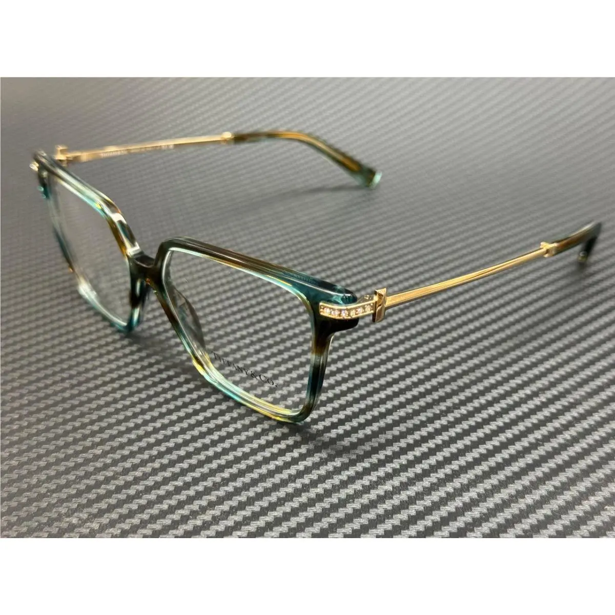 Tiffany TF2234B 8124 Ocean Turquoise Havana Women`s 54 mm Eyeglasses