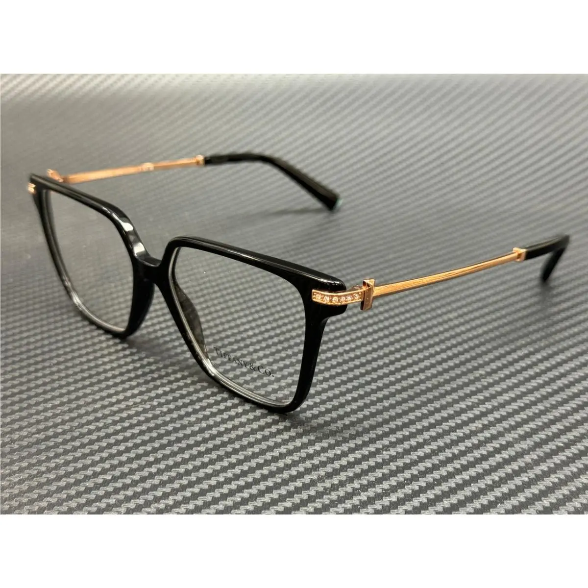 Tiffany TF2234B 8001 Black Rose Gold Women`s 54 mm Eyeglasses