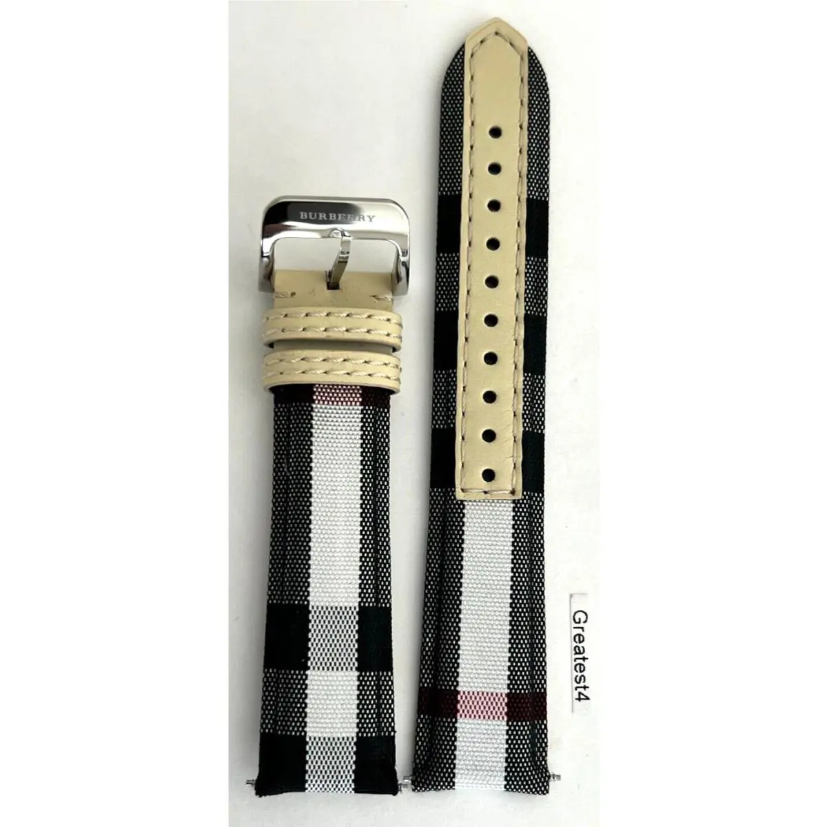 Burberry Classic Horseferry Replacement Strap For BU10002 Buckle 20 mm