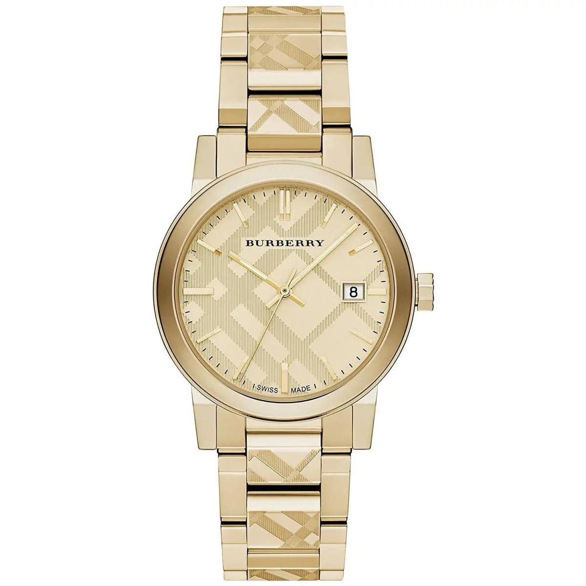 Burberry Unisex Classic Checked Analog Quartz 38mm Watch BU9038