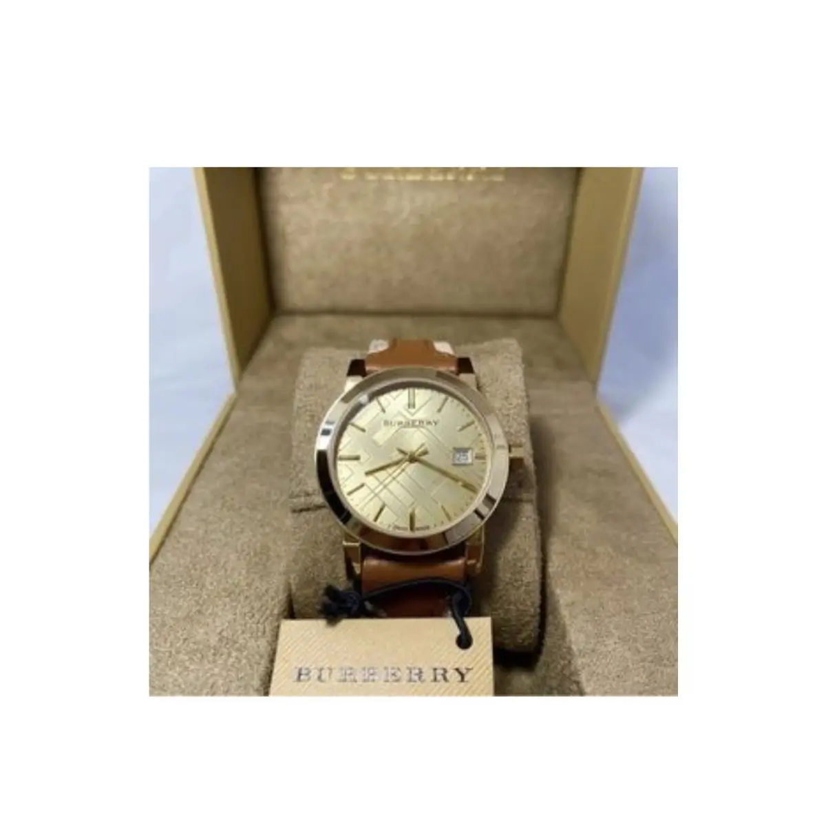 Burberry Ladies Watch The City Haymarket BU9133 - Dial: Bronze, Champagne, Gold, Band: Multicolor