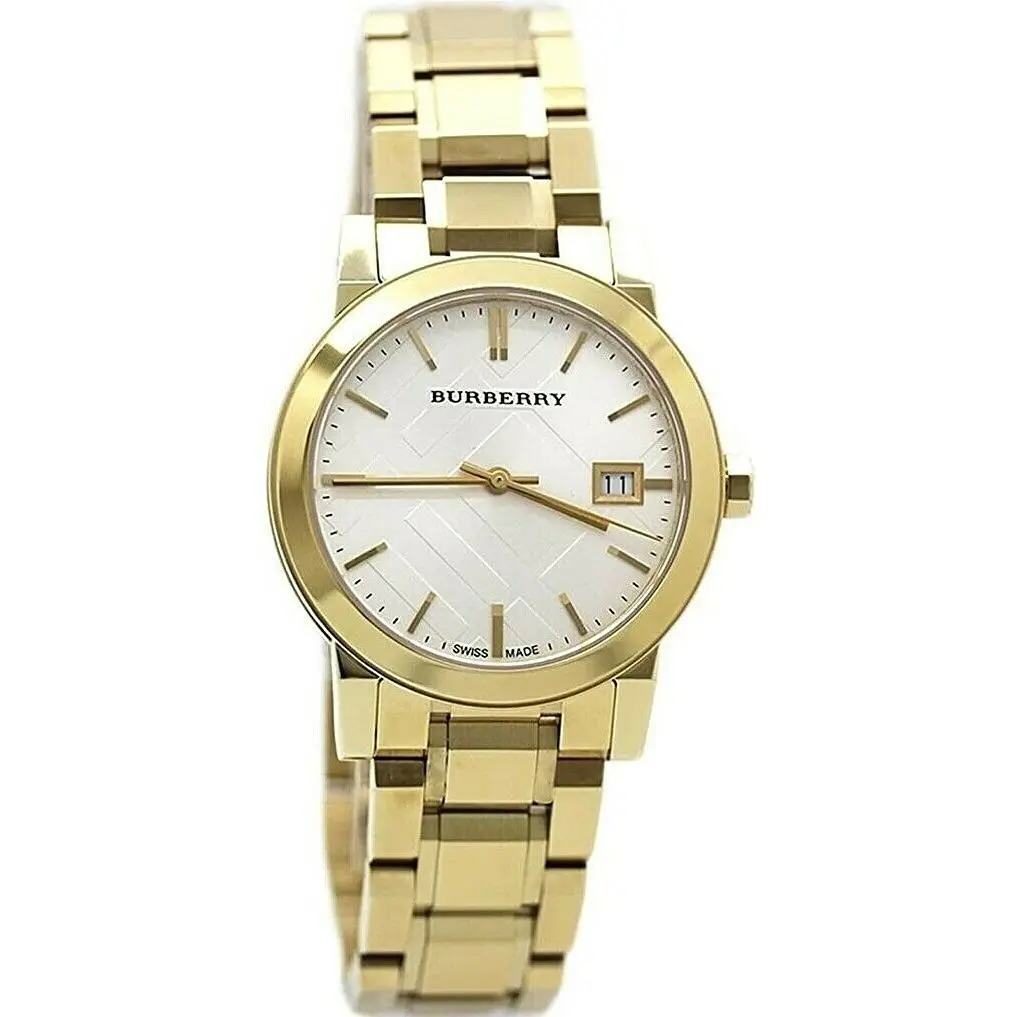 Burberry The City BU9103 Gold Tone Stainless Steel 34 mm Women`s Watch