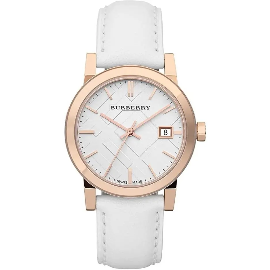 Burberry BU9108 Classic 34 mm Rose-tone Swiss Watch