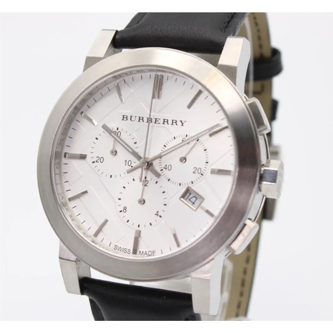 Burberry The City BU9355 Silver Dial Men`s Watch 42mm