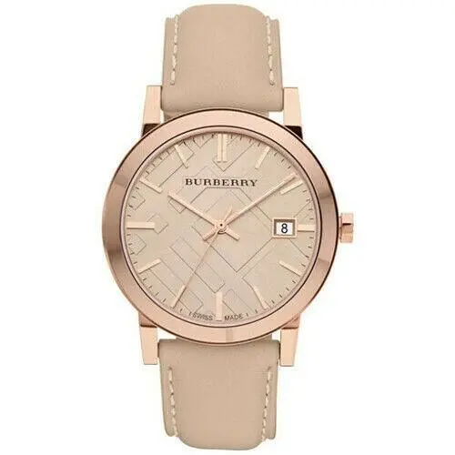 Burberry BU9109 City Classic 34 mm Rose-tone Swiss Watch