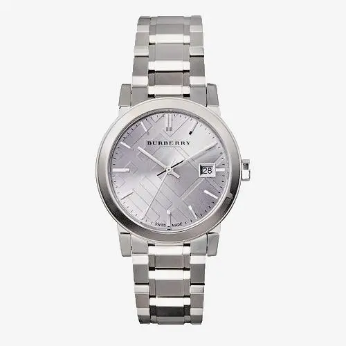 BU9143 Stainless Steel Silver Dial 34 mm Watch by Burberry
