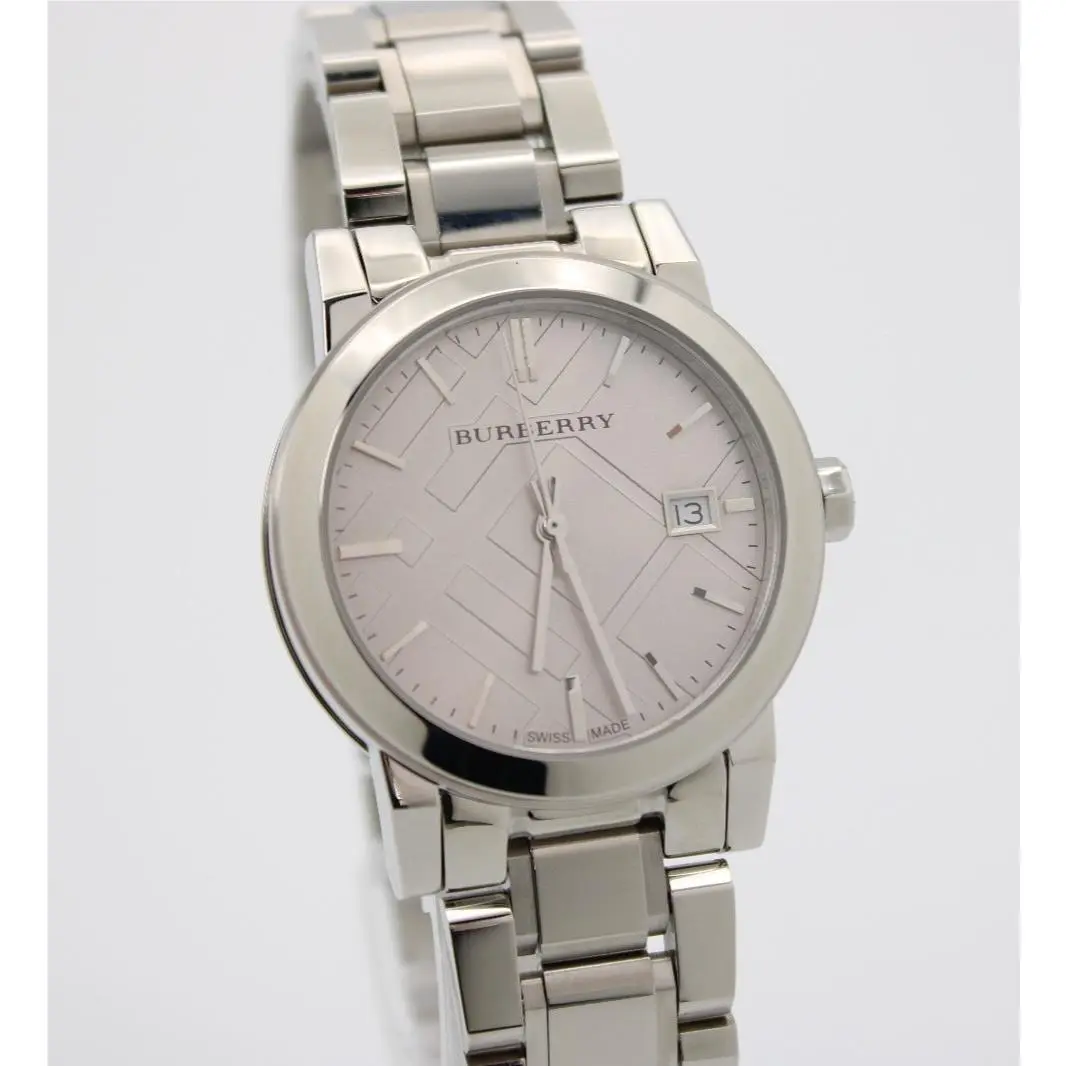 Burberry The City 34MM BU9143 Silver Dial Unisex Watch