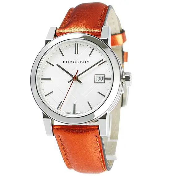 Burberry BU9121 BU-9121 City Metallic Sapphire Swiss 34MM Watch