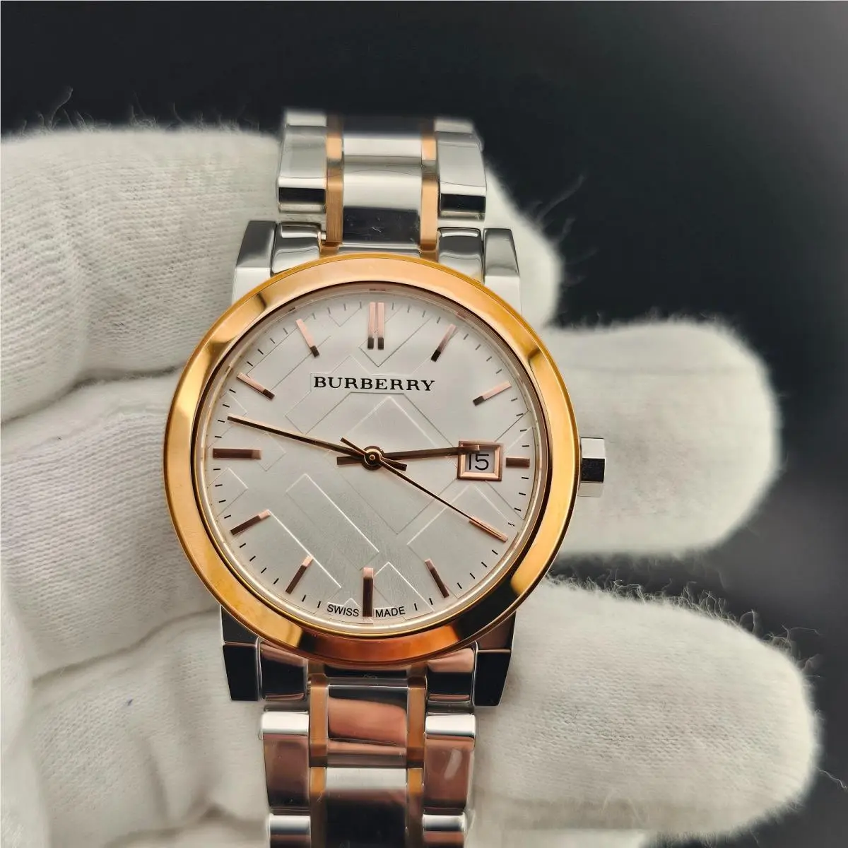 Womens Watch Silver Dial Stainless Steel Strap BU9105 by Burberry
