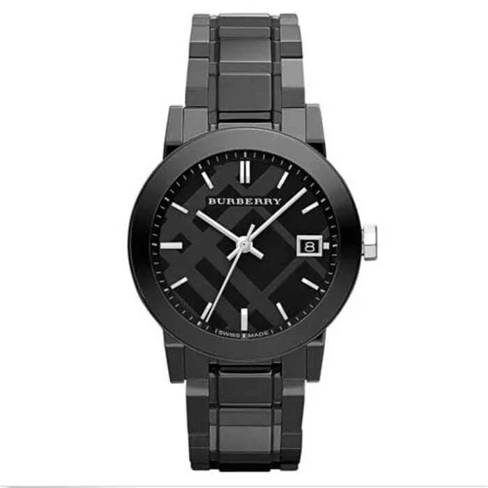 Burberry Unisex Classic Checked Analog Quartz 34mm Watch BU9181