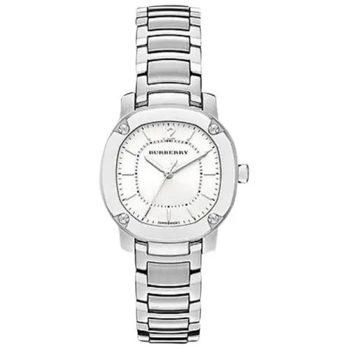 Burberry Silver Women`s The Britain Bby1703 Watch- Rare