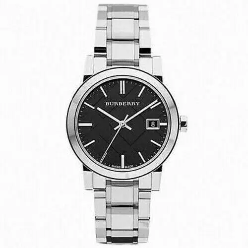Burberry BU9101 Stainless Steel Black Dial 34 mm Watch