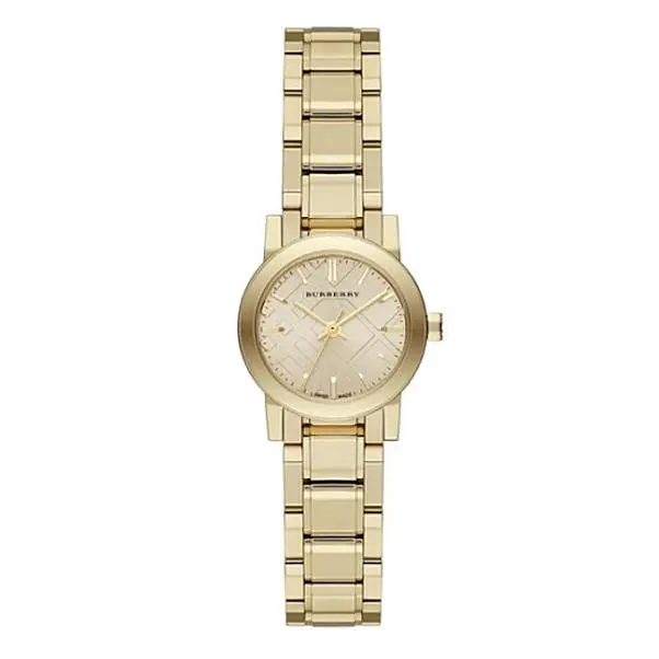 Burberry The City BU9227 Gold Tone Stainless Steel 26 mm Women`s Watch