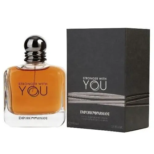 Stronger with by Giorgio Armani 3.4 oz Cologne For Men by Emporio Armani