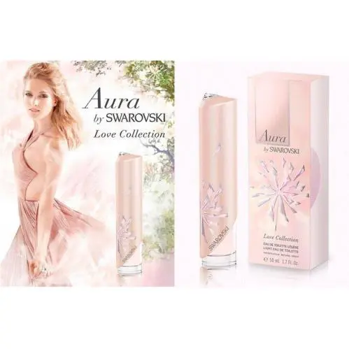 Swarovski Aura Eau de Toilette Perfume Spray Love Collection 1.7oz 50ml Boxed
